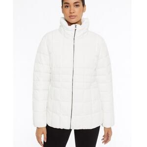 Steve Madden White Down Puffer Coat